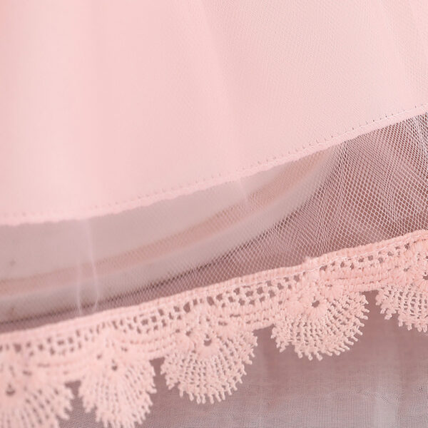 Baby Girl Christening Tutu Dress – Floral Embroidered Sequins Dress