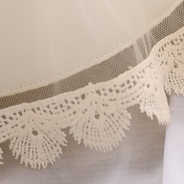 Baby Girl Christening Tutu Dress – Floral Embroidered Sequins Dress