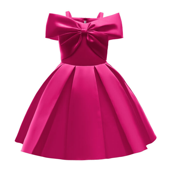 Baby Girl Formal Dress – Solid Color Princess Sling Dress for Summer