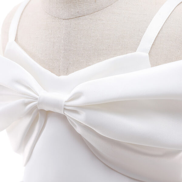 Baby Girl Formal Dress – Solid Color Princess Sling Dress for Summer