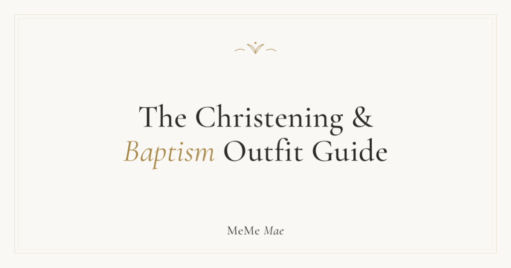 MeMe Mae journal cover for the christening and baptism outfit guide